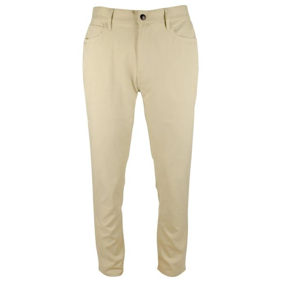 POLO RALPH LAUREN Mens Size 33x32 Khaki Stretch Slim Fit  Twill Pant NEW - Picture 1 of 2
